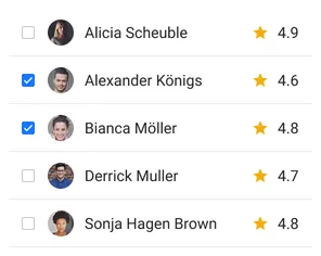 Worker profiles