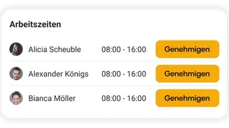 Stundenfreigabe